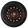 CERCHIO RUOTA CON LINGUETTE + GOMMA PIRELLI SIMCA BALILLA DA 16 CON FERITOIE