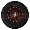 CERCHIO RUOTA CON LINGUETTE + GOMMA PIRELLI SIMCA BALILLA DA 16 CON FERITOIE