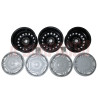 3 CERCHI RUOTA + COPPE IN PLASTICA + BULLONI FIAT NUOVA PANDA ORIGINALI 5.5x14