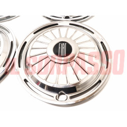 COPPE BORCHIE CERCHI RUOTA FIAT 2300 S COUPE ORIGINALI TRIBERTI NOS