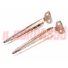 CERNIERE BAULE COFANO POSTERIORE + COPERCHI FIAT 1100 103 E + TV CROMATE