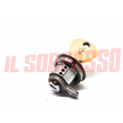 SERRATURA BLOCCHETTO SPORTELLO BENZINA LANCIA FULVIA COUPE + HF CHIAVE ORIGINALE