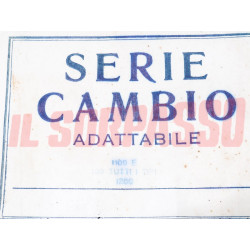 GUARNIZIONI SERIE CAMBIO FIAT 1100 E - 103 BAULETTO E TV H D ORIGINALI