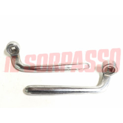 MANIGLIE APRI PORTA DESTRA + SINISTRA NO ASOLA FIAT 1100 A B E MUSONE DIFETTATE