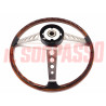 VOLANTE STERZO PULSANTE CLACSON MOZZO FIAT 124 850 DINO COUPE SPIDER SECURA 37CM