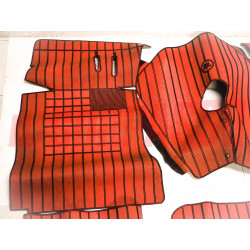 TAPPETI ROSSI E NERI ALFA ROMEO GIULIA UNIFICATA 1971 GT 1750 2000  FILGOMMA NOS