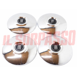COPPE RUOTA BORCHIE CERCHI FIAT 1800 2100 BERLINA FAMILIARE ORIGINALI