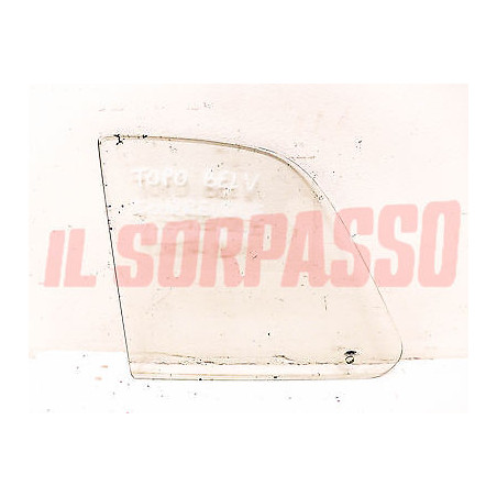 VETRO SCORREVOLE PORTA DESTRA FIAT TOPOLINO BELVEDERE ORIGINALE GLASS RIGHT DOOR