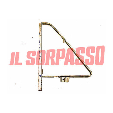 TELAIO DEFLETTORE DESTRO PORTA FIAT 1300 1500 BERLINA ORIGINALE