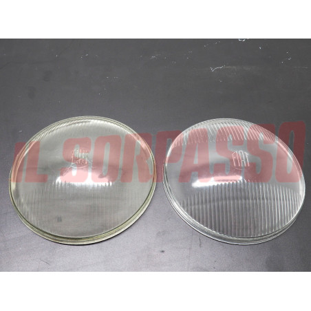 VETRI BOMBATI GRUPPI OTTICI FANALI FIAT BALILLA + FUORISERIE LOGO FIAT LISCI