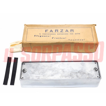 PORTA TARGA ACCESSORIO PARAURTI ANTERIORE FIAT 850 BERLINA SPECIAL ABARTH