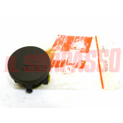 TAPPO COPERCHIO PULSANTE CLACSON  VOLANTE MARRONE FIAT 131 L - CL MIRAFIORI  NOS