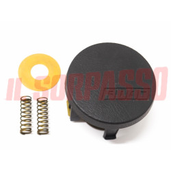 TAPPO COPERCHIO PULSANTE CLACSON  VOLANTE GRIGIO FIAT 131 RACING ORIGINALE