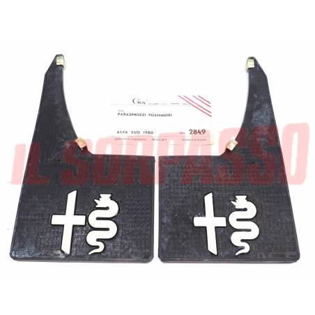 PARASPRUZZI PARAFANGHI POSTERIORI ALFA ROMEO ALFA SUD SUPER 1980 ACCESSORI NOS