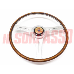 VOLANTE STERZO IN LEGNO PULSANTE CLACSON FIAT TOPOLINO 500 A B C 1100 B E 600 1S