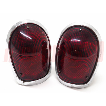 FANALI POSTERIORI PLASTICA ROSSA ALFA ROMEO 1900 BERLINA ORIGINALI CARELLO NOS