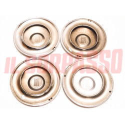COPPE RUOTA BORCHIE CERCHI FIAT 1100 103 H D 1200 1500 SPIDER CABRIO NOS