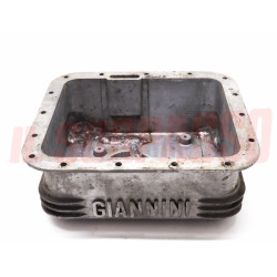 COPPA OLIO MOTORE IN ALLUMINIO FIAT 500 D F L R 126 ORIGINALE GIANNINI RIPARATA
