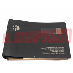 CATALOGO RICAMBI CARROZZERIA MECCANICA ALFA ROMEO GIULIA 1600 S SUPER ORIGINALE