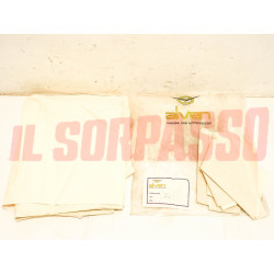 RIVESTIMENTO CIELO PADIGLIONE TESSUTO TETTO FIAT 1100 D ORIGINALE NOS