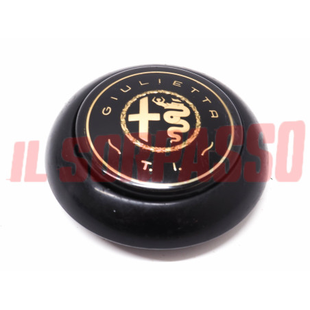 PULSANTE CLACSON + GHIERA VOLANTE ALFA ROMEO GIULIETTA BERLINA TI ORIGINALE NOS