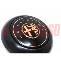 PULSANTE CLACSON + GHIERA VOLANTE ALFA ROMEO GIULIETTA BERLINA ORIGINALE NOS