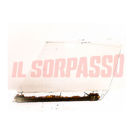 VETRO SCENDENTE PORTA SINISTRA FIAT DINO COUPE 2000 ORIGINALE LEFT GLASS