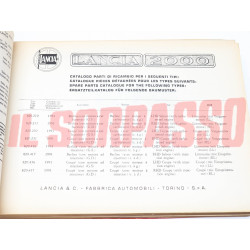 CATALOGO PARTI RICAMBIO CARROZZERIA MECCANICA LANCIA FLAVIA 2000 BERLINA COUPE