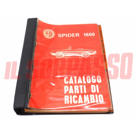 CATALOGO RICAMBI CARROZZERIA MECCANICA ALFA ROMEO DUETTO OSSO DI SEPPIA 1600