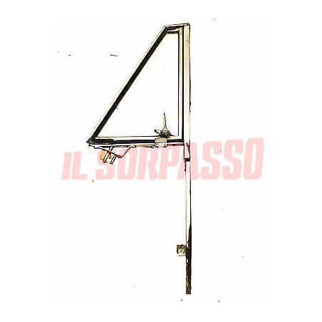 TELAIO VETRO DEFLETTORE PORTA POST SINISTRA FIAT 1500 L 1800 2100 2300 BERLINA