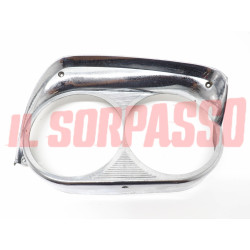 CORNICI CERCHI FARO DESTRO + SINISTRO FIAT 2300 BERLINA ORIGINALI