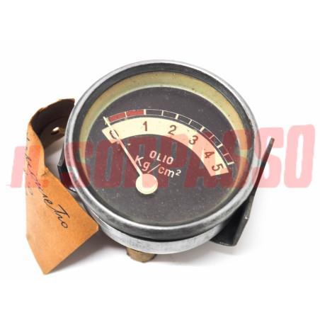 STRUMENTO MANOMETRO CRUSCOTTO OLIO AUTOCARRO FIAT OM ANNI 40 50 ORIGINALE VEGLIA