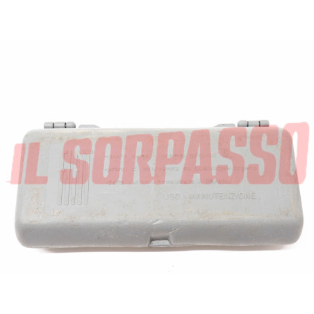 SCATOLA CONTENITORE TROUSSE CASETTA ATTREZZI FIAT 500 600 850 1100 124 125 126