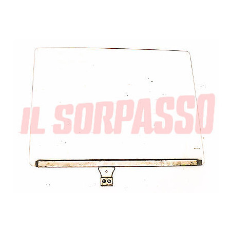 VETRO SCENDENTE PORTA POSTERIORE DESTRA FIAT 1500 L 1800 2100 2300 BERLINA FAM.