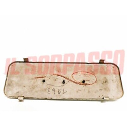 MOSTRINA CRUSCOTTO PORTA RADIO + SCRITTA FREGIO FIAT 1500 BERLINA ORIGINALE