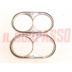 CORNICI CERCHI FARO DESTRO SINISTRO PLASTIC FIAT 1300 1500 BERLINA 850 FAMILIARE