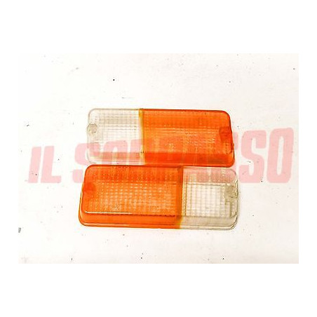 PLASTICHE B/A FANALINI ANTERIORI FRECCE DX SX FIAT 128 COUPE S SL STARS