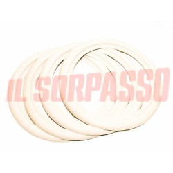 KIT 4 FASCE BIANCHE PER GOMME CERCHI DA 15 A.R GIULIETTA GT DUETTO GIULIA 2600