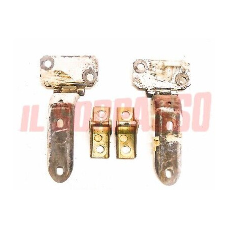 CERNIERE + SCONTRI COFANO ANTERIORE ALFA ROMEO ALFA SUD SPRINT ORIGINALI