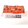 SCRITTA SIGLA COFANO POSTERIORE ALFA ROMEO ALFETTA 2000 2.0 cc ORIGINALE