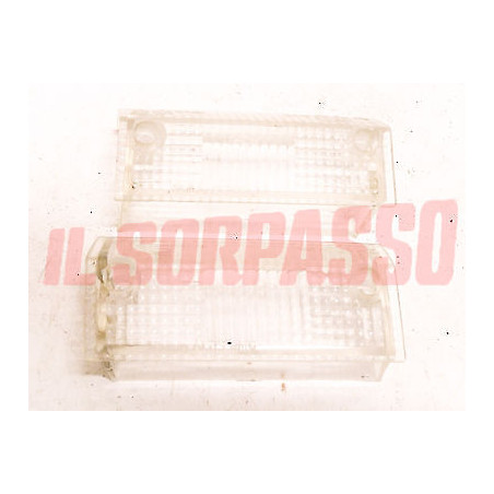 PLASTICA FANALINO ANTERIORE DESTRO SINISTRO BIANCA AUTOBIANCHI A112 6 7 S ABARTH