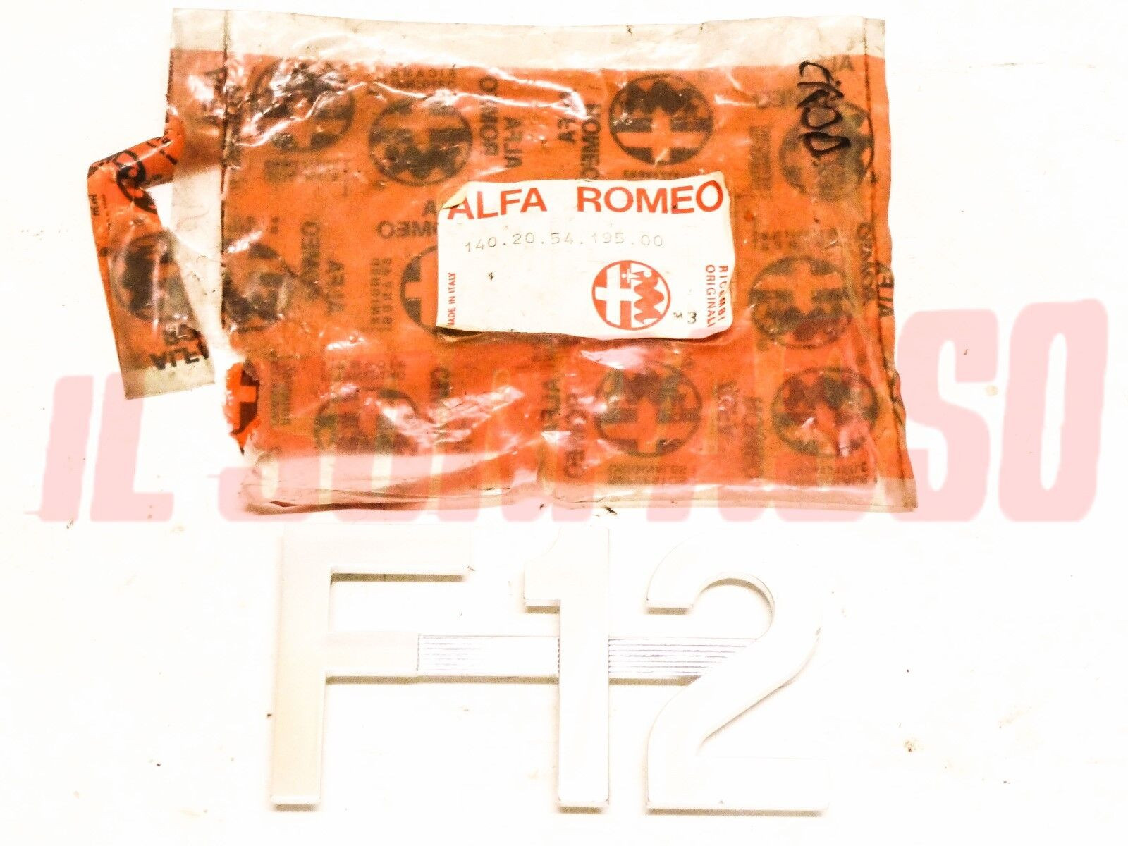 SCRITTA FRONTALE ALFA ROMEO ROMEO F12 FURGONE ORIGINALE