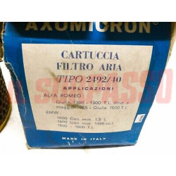 FILTRO ARIA ALFA ROMEO GIULIA 1300 + TI FINO 05.65 - 1600 TI ORIGINALE SAVARA