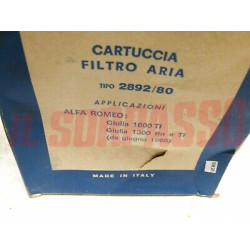 FILTRO ARIA ALFA ROMEO GIULIA 1300 + TI DA 06.65 - 1600 TI ORIGINALE SAVARA