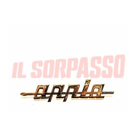 SCRITTA "APPIA" FANALE FANALINO LUCE TARGA LANCIA APPIA  2 SERIE COUPE - ZAGATO 