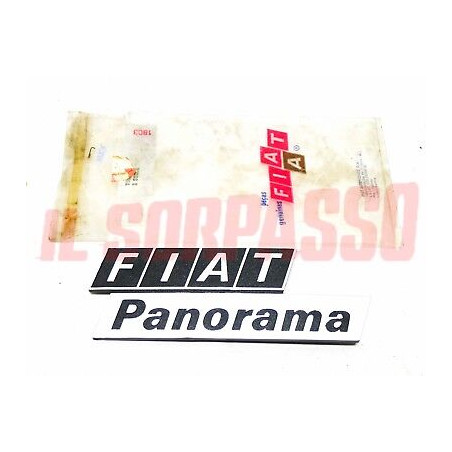 SCRITTA SIGLA POSTERIORE FIAT 127 PANORAMA IN ALLUMINIO ORIGINALE