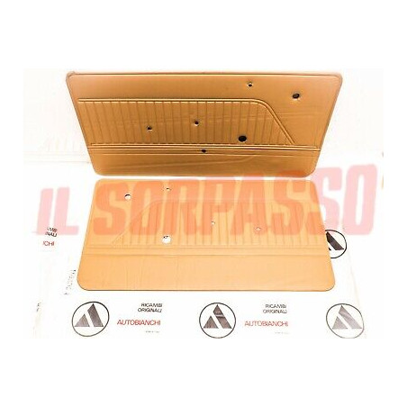 PANNELLI PORTA DESTRO SINISTRO AUTOBIANCHI A112 + ABARTH ORIGINALI BEIGE