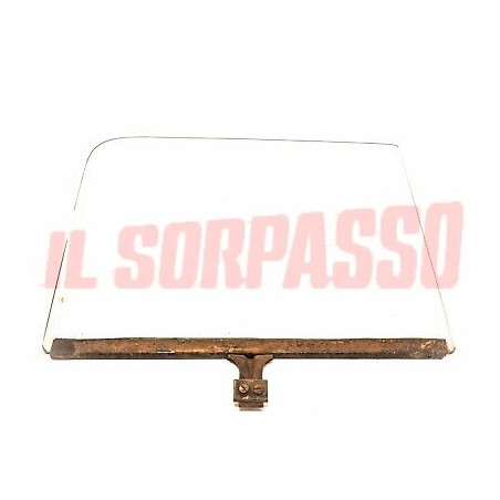 VETRO SCENDENTE PORTA ANTERIORE SINISTRA FIAT 1400 ORIGINALE